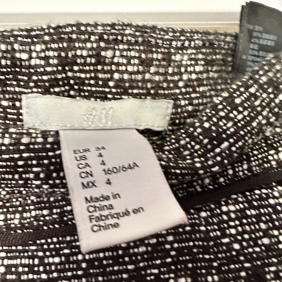 H&M Tweed Business Skirt Size 4 - Picture 3 of 5